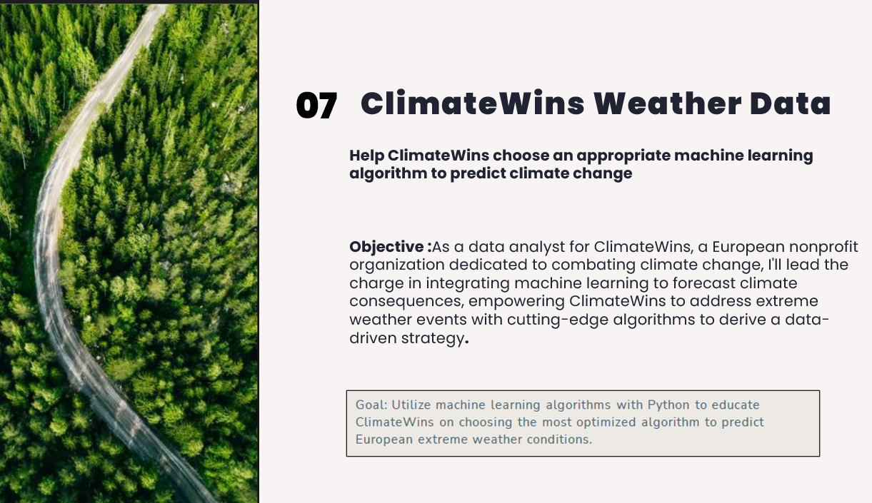 Shravani - ClimateWins machine learning project